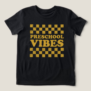 Preschool Vibes första skoldag T Shirt