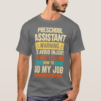 Preschoolassistentvarning 2 t shirt