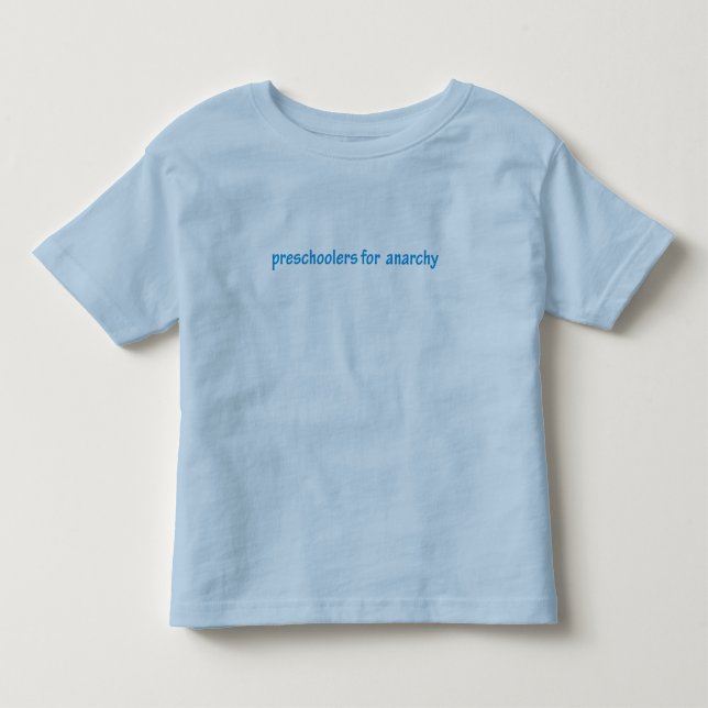 Preschoolers för anarki tee shirt (Framsida)
