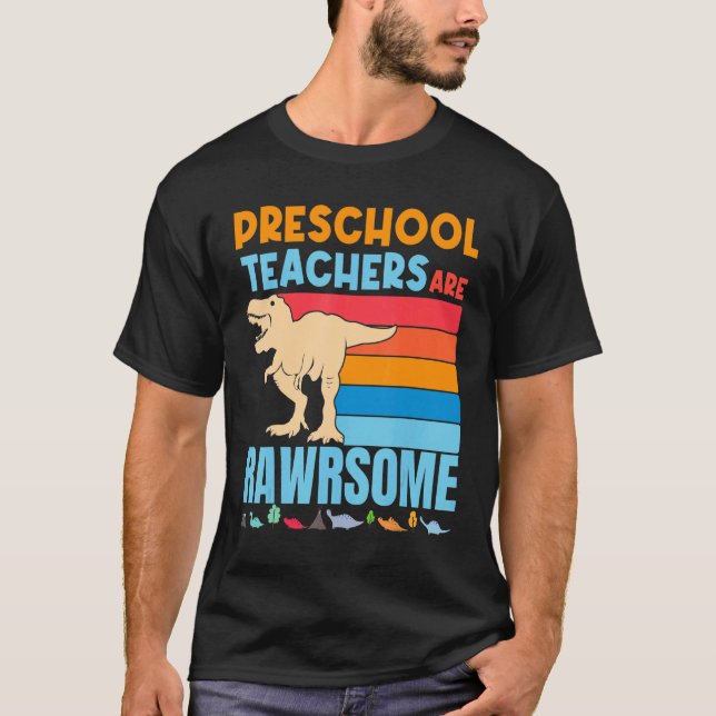 Preschoollärare är Fantastisk Preschool Lärare D T Shirt (Framsida)
