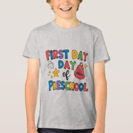 Preschools första dag t shirt