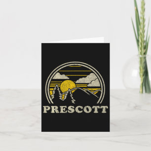 Prescott Arizona Az T Shirt Vintage Hiking Mountai Kort