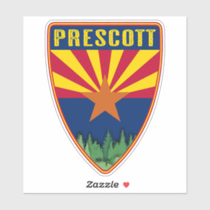 Prescott Arizona Shield Klistermärken