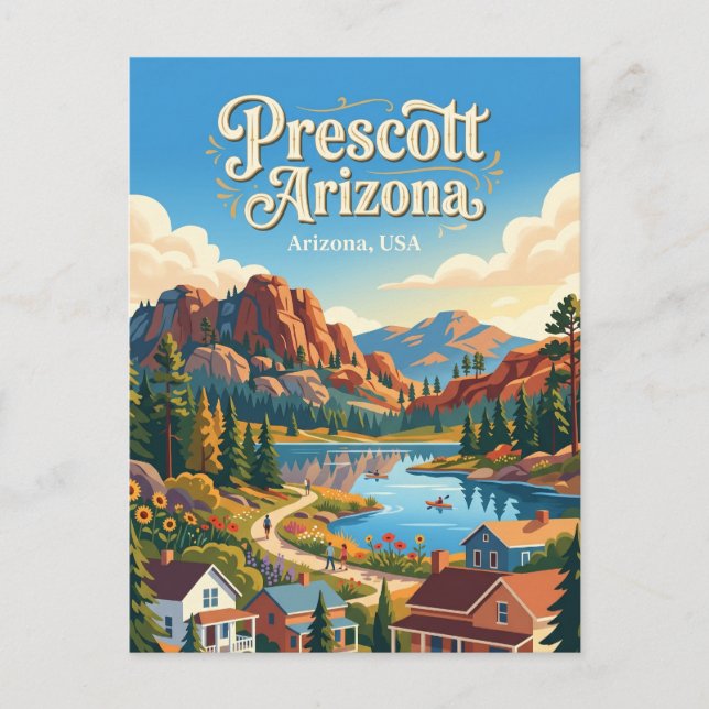Prescott Arizona Vykort (Framsida)