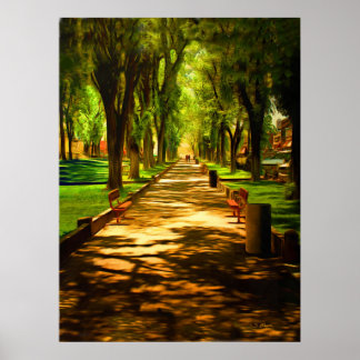 Prescott Domstol (Plaza Stroll) Poster