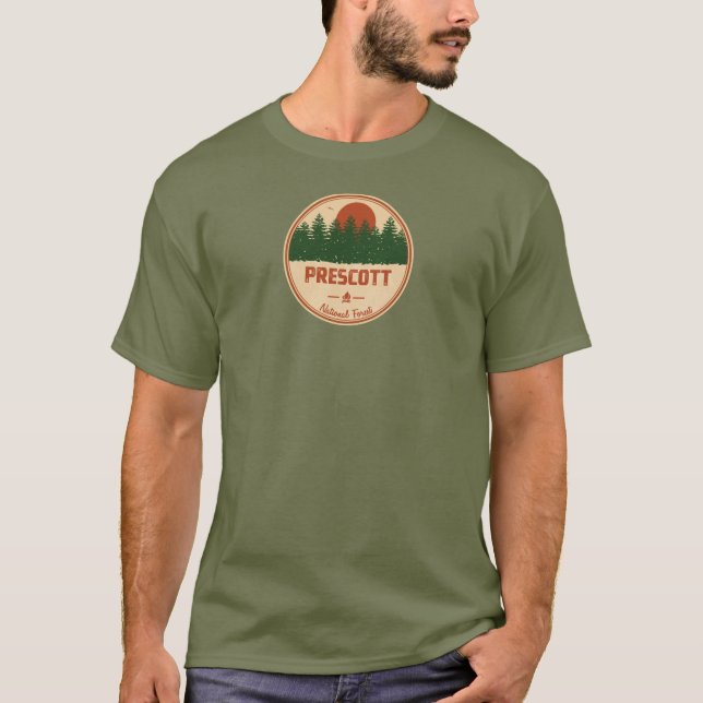 Prescott National Forest T Shirt (Framsida)