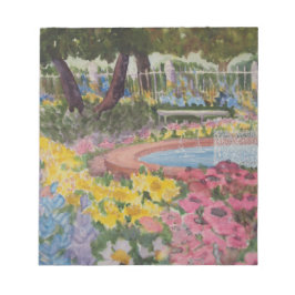 Prescott Park Garden Poppies Portsmouth NH Anteckningsblock