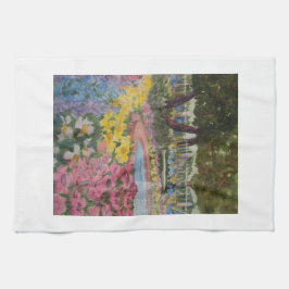 Prescott Park Garden Poppies Portsmouth NH Kökshandduk