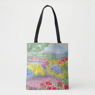 Prescott Park Garden Portsmouth NH Tote Bag Tygkasse