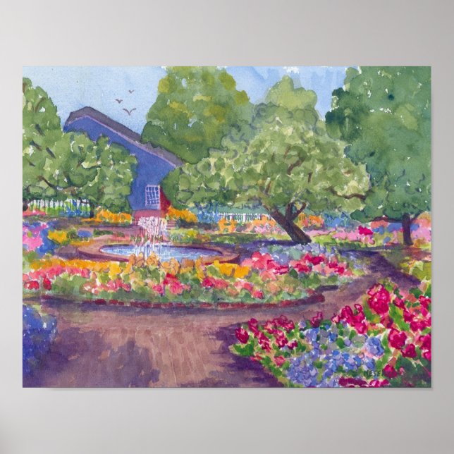 Prescott Park Portsmouth NH Poster (Framsidan)