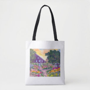 Prescott Park Portsmouth NH Sunset Totebag Tygkasse