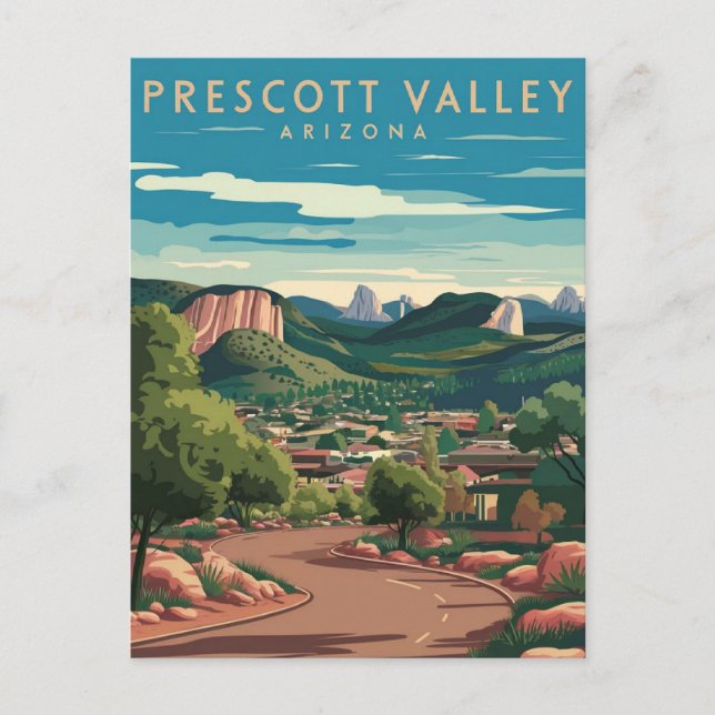 Prescott Valley, Arizona   Vykort (Framsida)