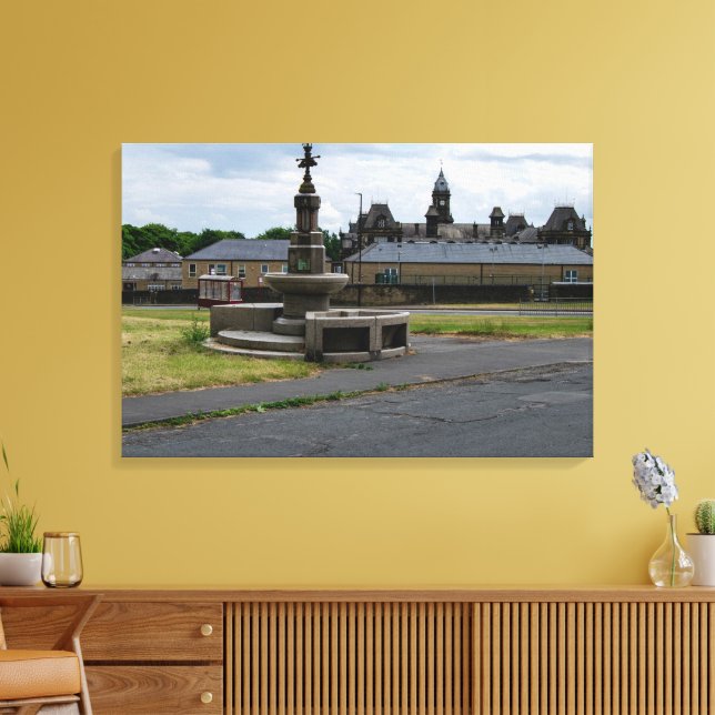 Prescottfontänen, Halifax Canvastryck (Insitu (Vardagsrum))