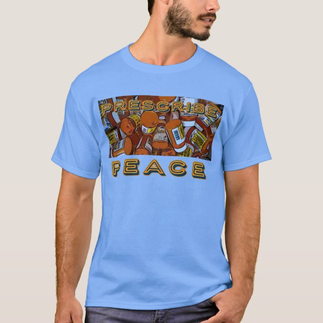 Prescrit Peace Artist Design T-Shirt (Framsida)