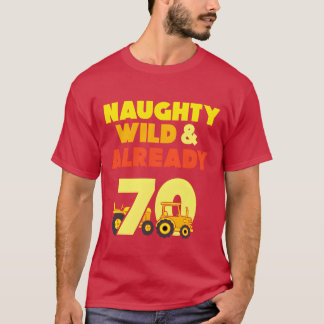 Present 70 år födelsedag Manlig bonddräng T Shirt