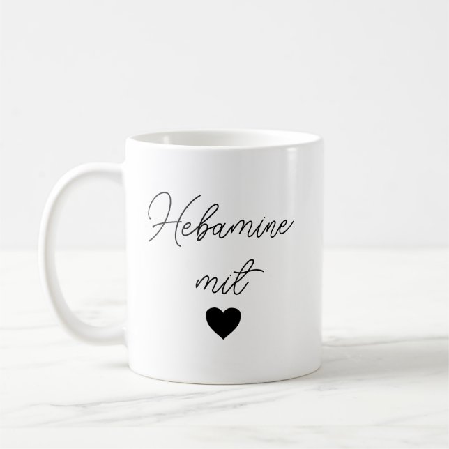 Present barnmorska | Uppmärksamhet och tack | Kaffemugg (Vänster)