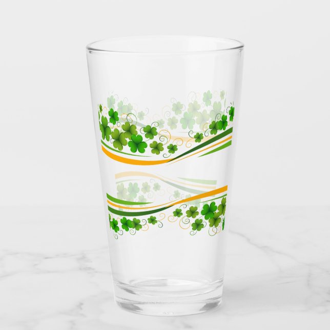 Present för ST. Patrick Day Glaskopp (Framsida)