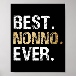 Present Från Barnbarnsbarn Bästa Nonno  Poster
