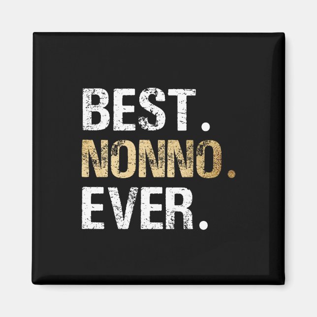Present Från Dotterdotter Sonson Bästa Nonno  Magnet (Framsidan)