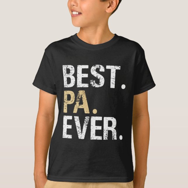 Present Från Dotterdotter Sonson Bästa Pappa  T Shirt (Framsida)