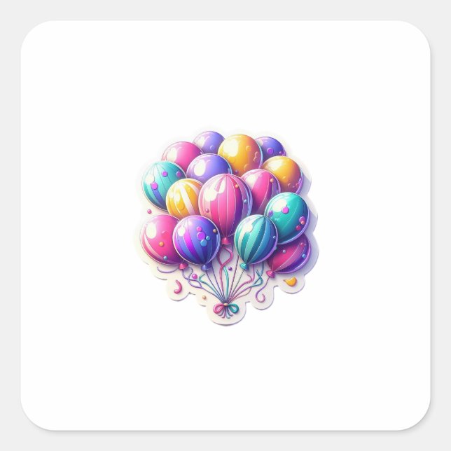 PRESENT FYRKANTIGT KLISTERMÄRKE (Framsida)