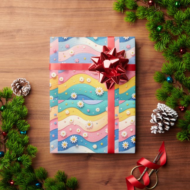 present inslagen med kärlek presentpapper (Julgåva)