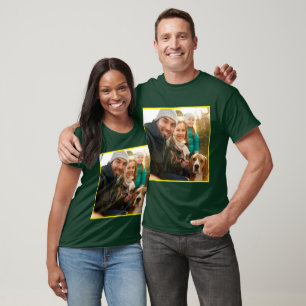 Present med foto Modern personlig familjefoto T Shirt
