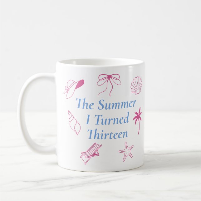 Present på 13-årsdagen kaffemugg (Vänster)