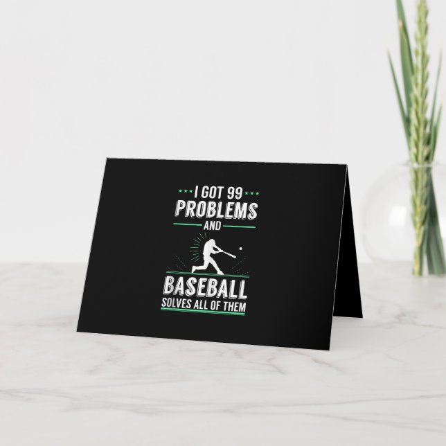 Present till baseballälskare kort (Framsida)