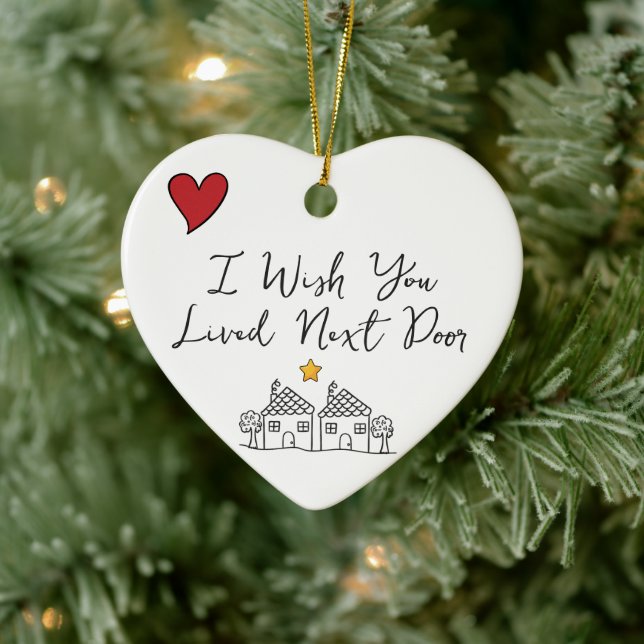 present till Bästa vän jag önskar att du levde näs Julgransprydnad Keramik (Träd)