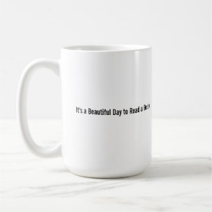 Present till bokälskare - "Vacker dag att läsa" Kaffemugg