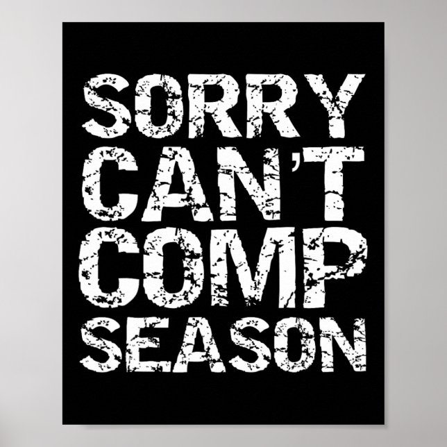 Present till Cheerleadertjejer Cheer Sorry Can't C Poster (Framsidan)