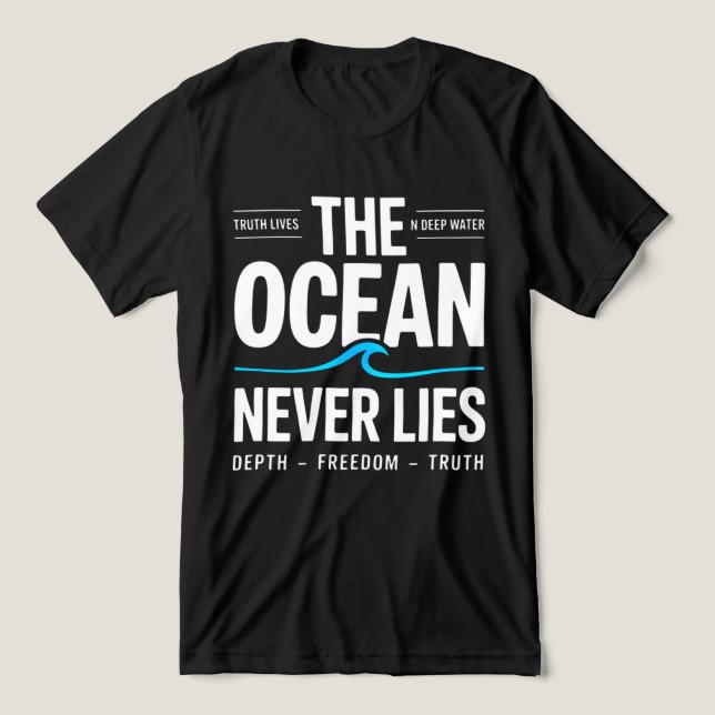 Present till djuptvättsurfaren för män t shirt (Design Framsida)
