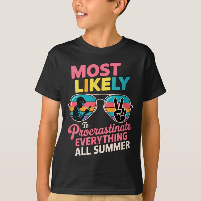 Present till drömmare Roligt sommarcitat Lätt livs T Shirt (Framsida)