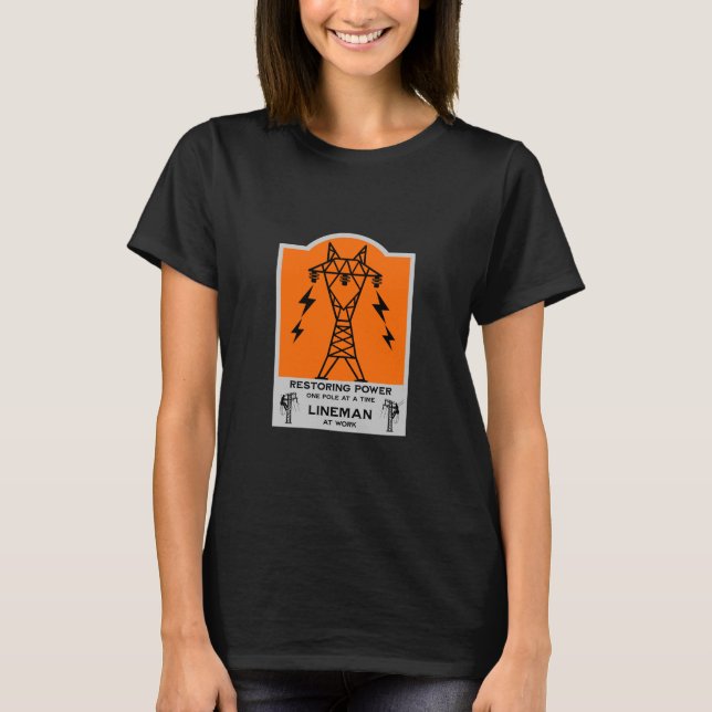 Present till elkraftsledare t shirt (Framsida)