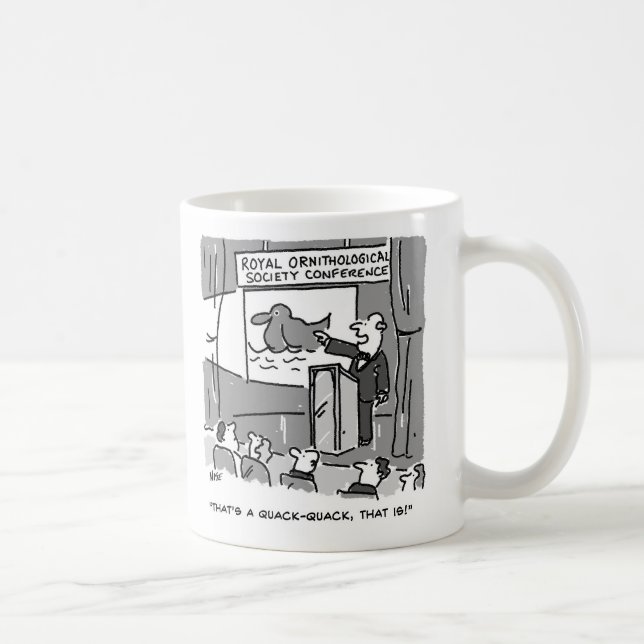 Present till en fågelskådare. Rolig kaffemugg (Höger)