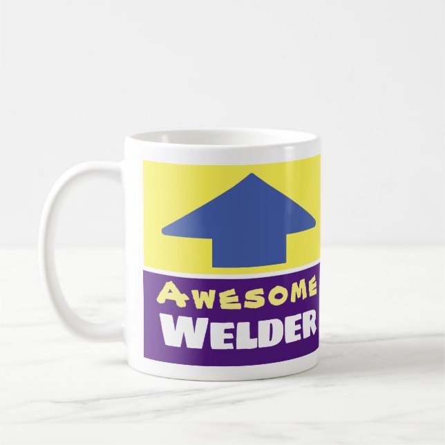Present till en fantastisk svetsare Kaffe kopp (Vänster)