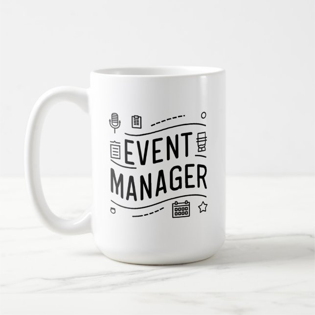 Present till evenemangsansvarig som tack kaffemugg (Vänster)