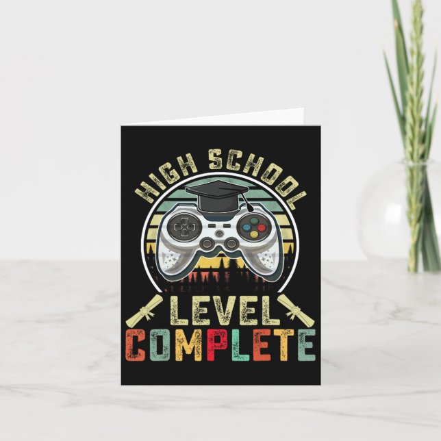 Present till examen för en komplett gamer kort (Framsida)
