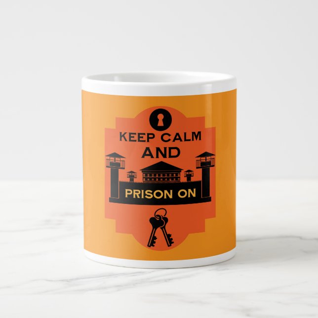 Present till fängelsebesök jumbo mugg (Framsidan)