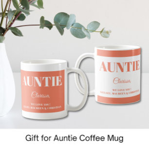 Present till Faster med Namn Kaffemugg