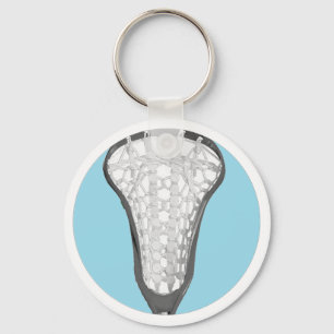 Present till flickor som spelar Lacrosse Nyckelring