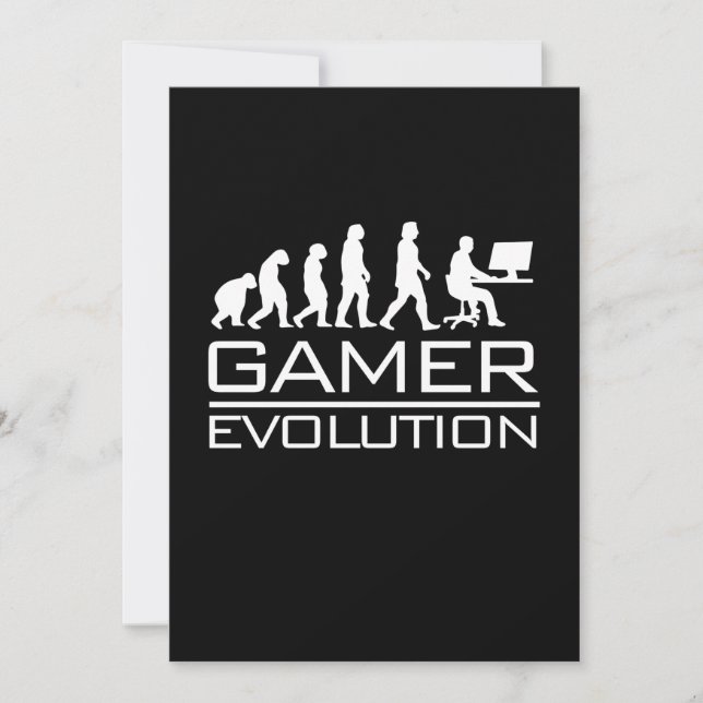 Present till gamer | Gamer Evolution Inbjudningar (Framsida)