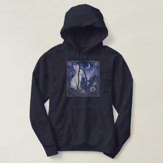 Present till kaninälskare och bokälskare hoodie
