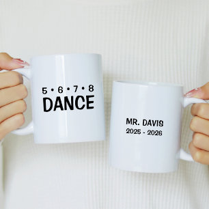 Present till lärare 5 6 7 8 Dans Kaffemugg