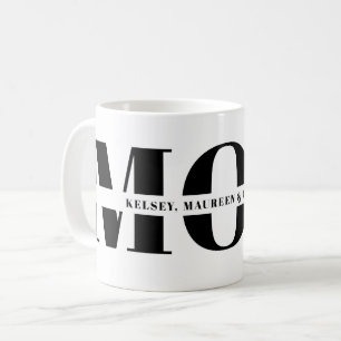 Present till Mamma med barnens namn Kaffemugg