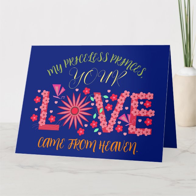 PRESENT TILL MAMMA, SYSTER, DOTTER, VÄN, FLIKVÄN KORT (Framsida)