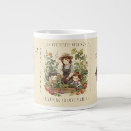 Present till Mamma, Trädgårdsskötsel, Roliga aktiv Jumbo Mugg