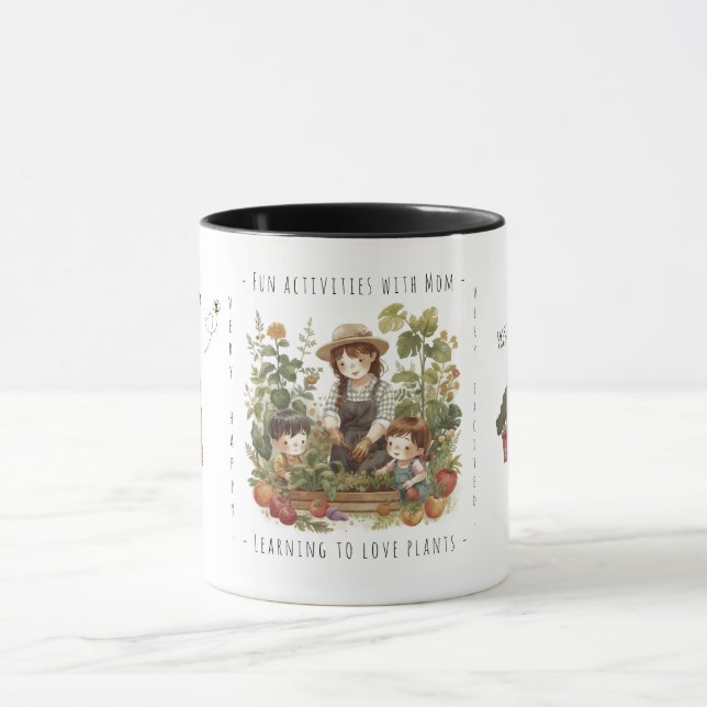 Present till Mamma, Trädgårdsskötsel, Roliga aktiv Mugg (Center)