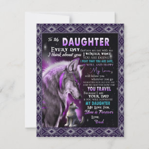 Present Till Min Dotter, Dotter Och Pappa, Vargäls Inbjudningar